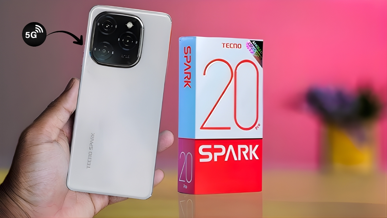 Tecno Spark 20 Pro 5G Unveiled - as a Value 5G Phone with 128GB Internal Storage